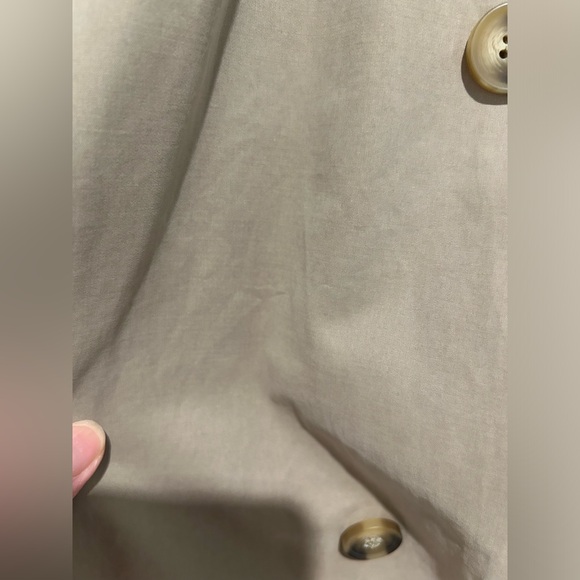 Zara Green Khaki Trench XS EUC - Picture 5 of 8